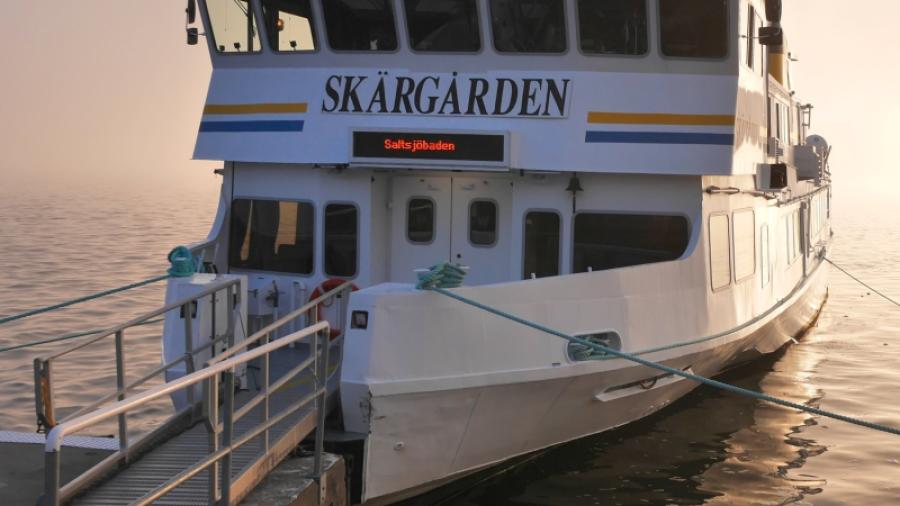 Skärgårdsbåtarna lägger till i Saltsjöbaden